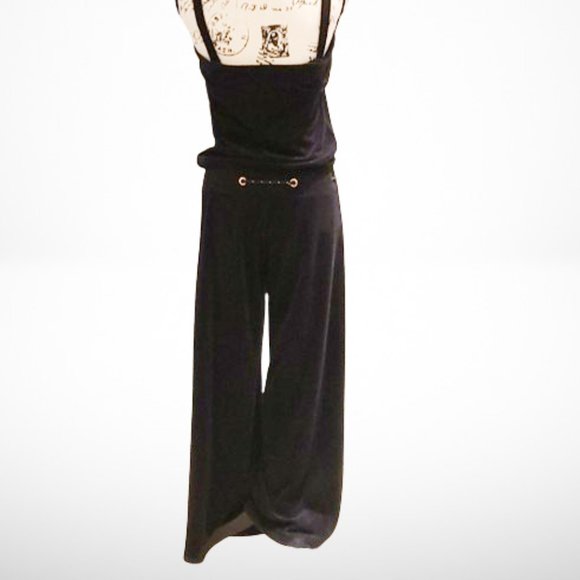 Juicy Couture romper in black terrycloth with gold - Picture 3 of 14